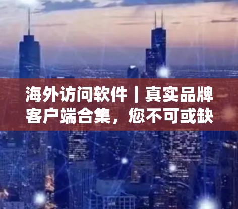 海外访问软件｜真实品牌客户端合集，您不可或缺的全球品牌管理工具